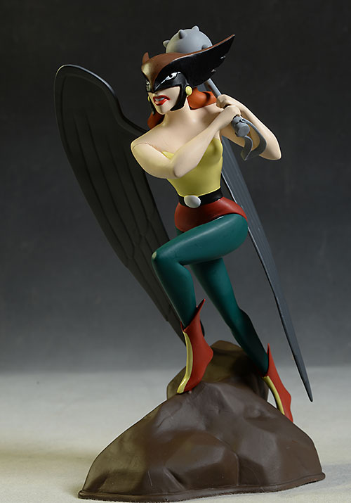 Femme Fatales animated Hawkgirl statue by DST