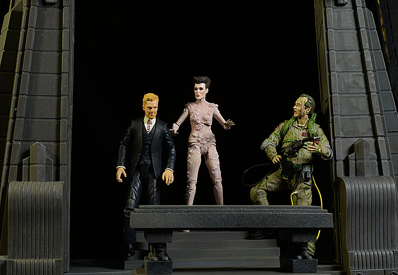 Ghostbusters Peck, Gozer, Slimed Peter action figures by Diamond Select Toys
