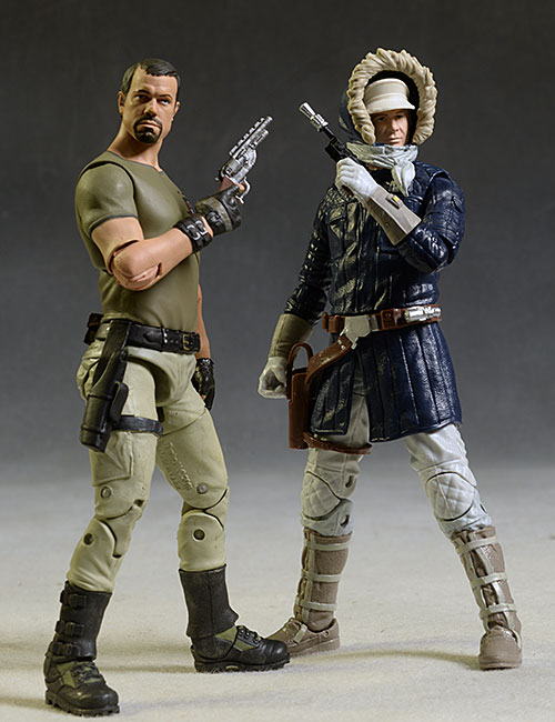 Star Wars Black Han Solo, Tauntaun action figures by Hasbro