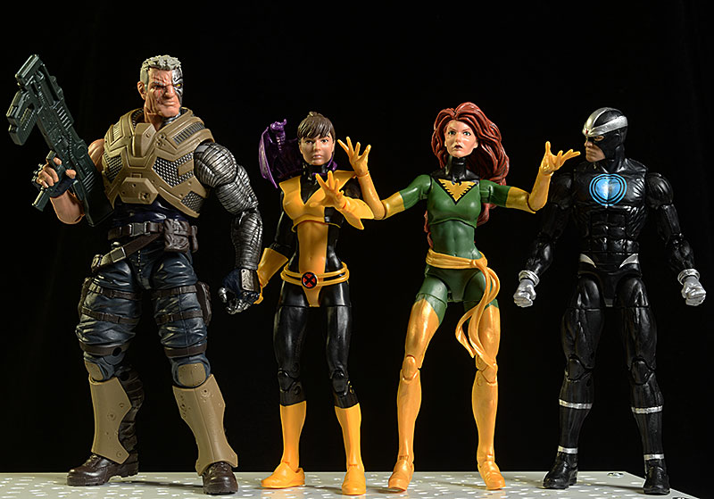 Marvel Legends Havoc, Phoenix, Kitty Pryde, Cable action figures by Hasbro