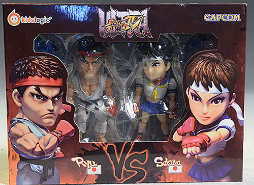 Street Fighter Ultra Ryu, Sakura action figures by Kids Logic