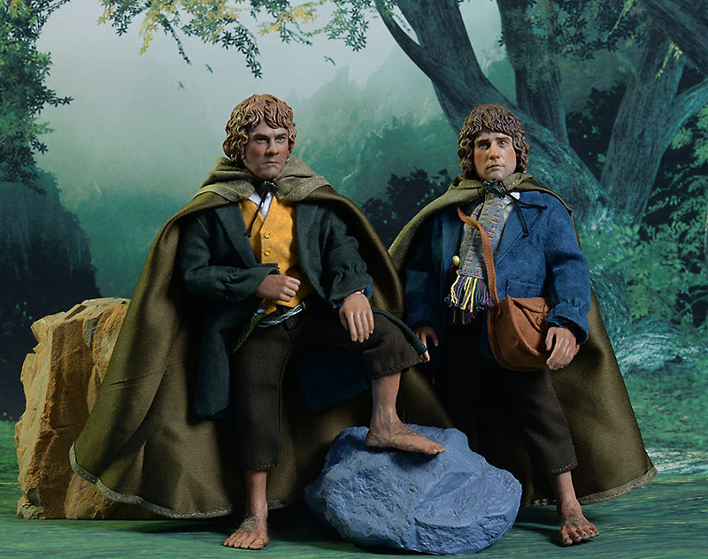Merry, Pippin Lord of the Rings 1/6th action figure by Asmus