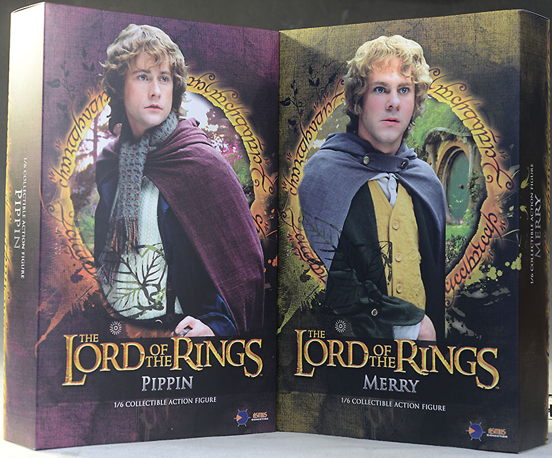 Merry, Pippin Lord of the Rings 1/6th action figure by Asmus