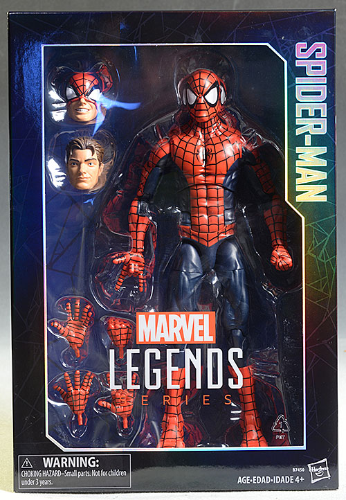 marvel legends 12 inch black spiderman