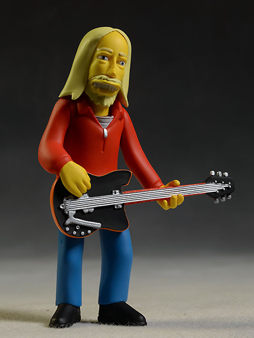 Tom Petty, Lenny Kravitz Simpsons acction figures by NECA