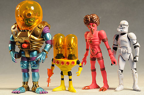 Outer Space Men Orbitron, Gemini figures from the Four Horsemen