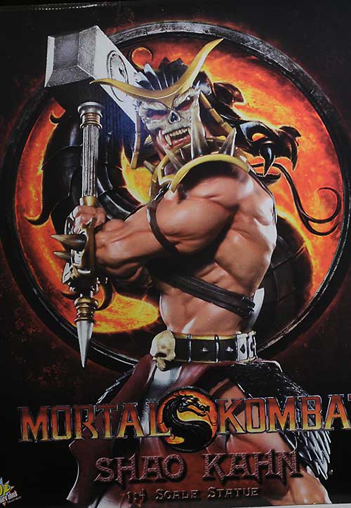 Shao kahn sin mascara  Mortal kombat art, Mortal kombat, Statue