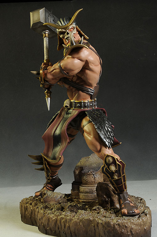 So Shao Kahn has always had a funky looking face unmasked but it