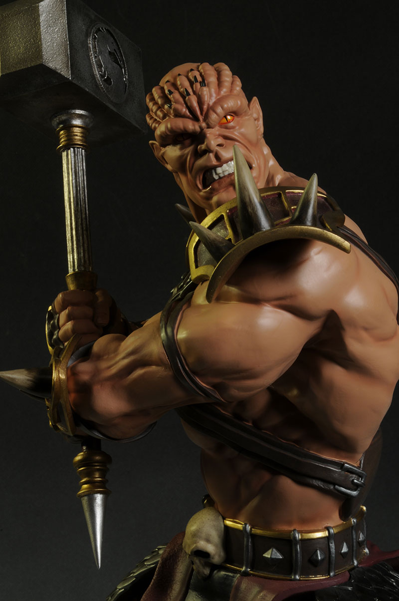 Mortal Kombat Shao K  ahn statue by Pop Culture Shock