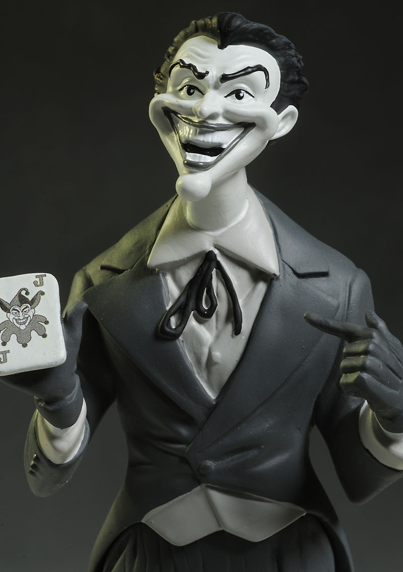 Batman Black and White Dick Sprang Joker statue
