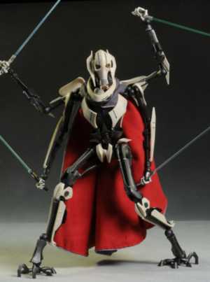 Review and photos of Star Wars General Grievous sixth scale action figure