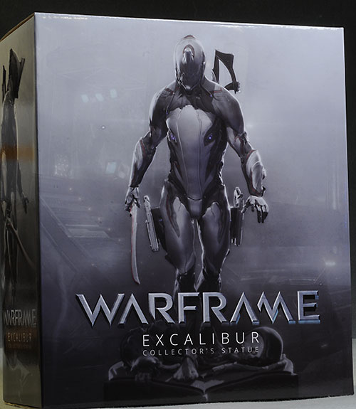 Warframe Excalibur statue