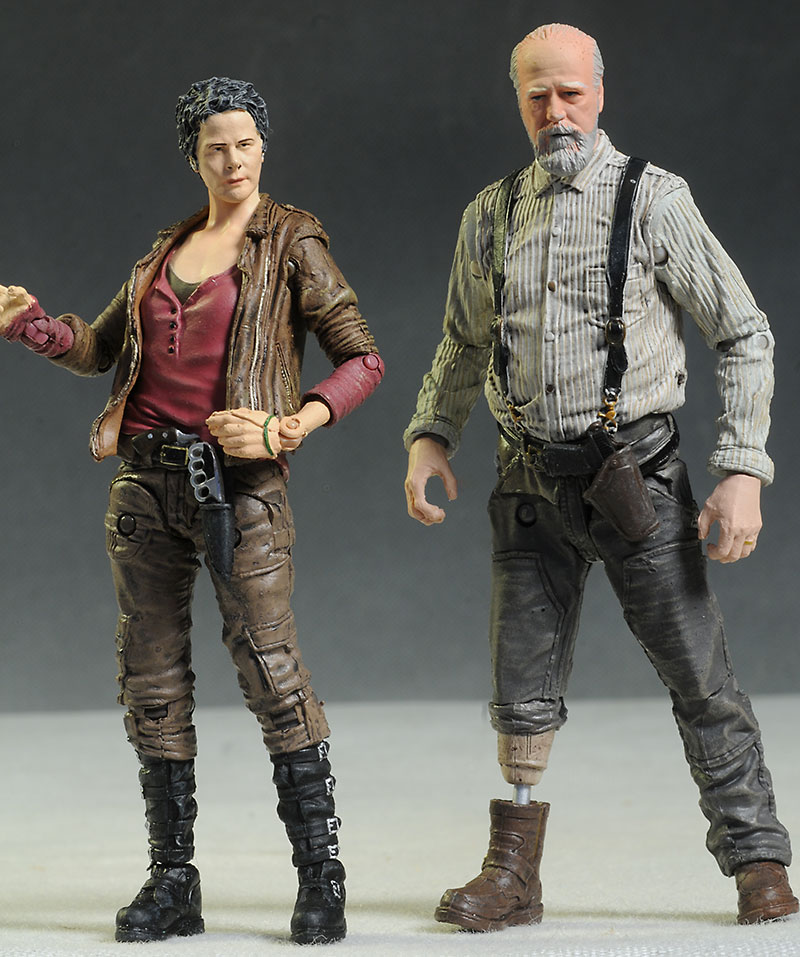 Walking Dead Carol & Herschel action figures by McFarlane Toys
