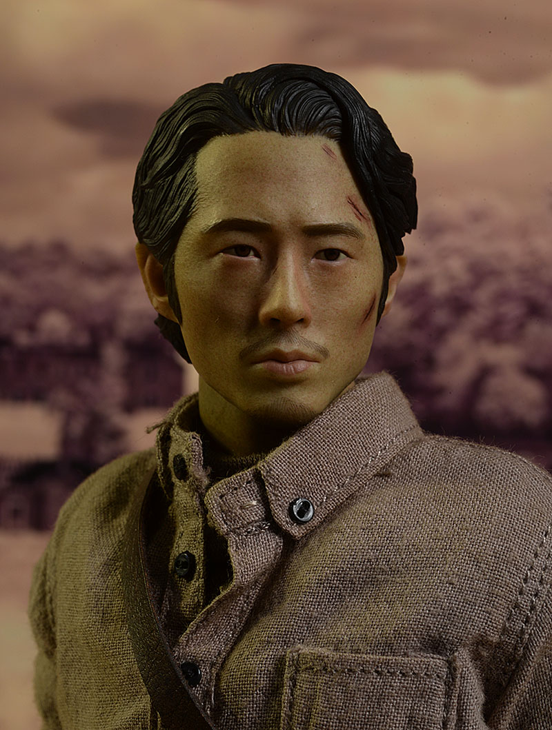 Review and photos of Glenn Rhee Walking Dead sixth scale action figure