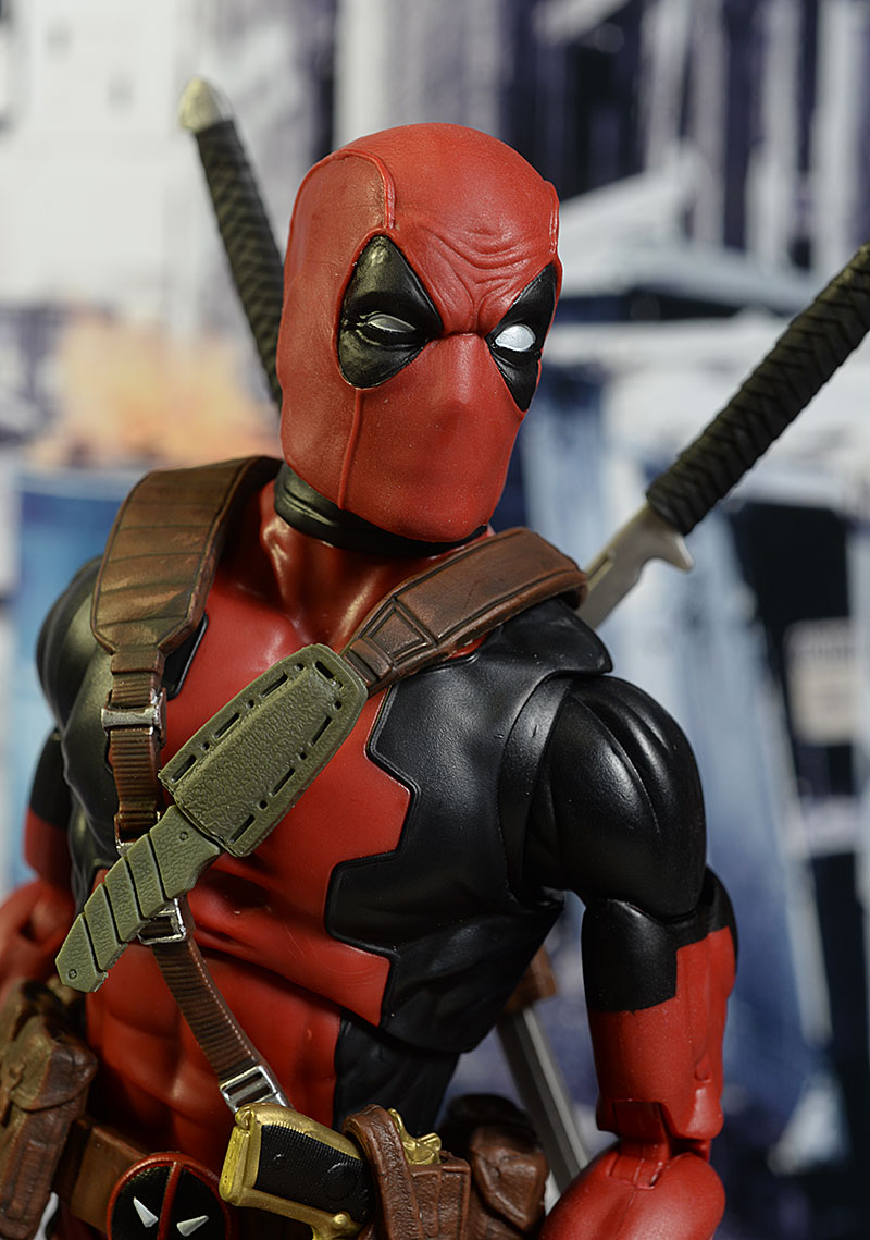 Review and photos of Marvel Legends Deadpool 12 inche action figure
