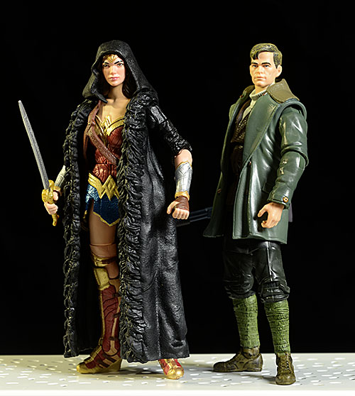 Multiverse Wonder Woman, Steve Trevor action figures by Mattel