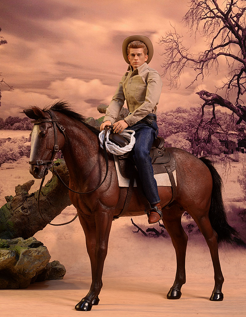 James Dean Cowboy with Horse sixth scale action figure by Star Ace