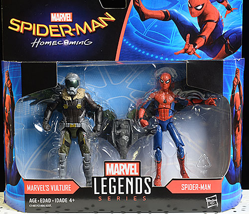 marvel legends spider man and vulture