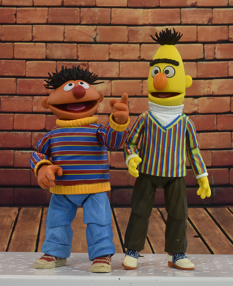 Bert and Ernie Sesame Street action figures by NECA
