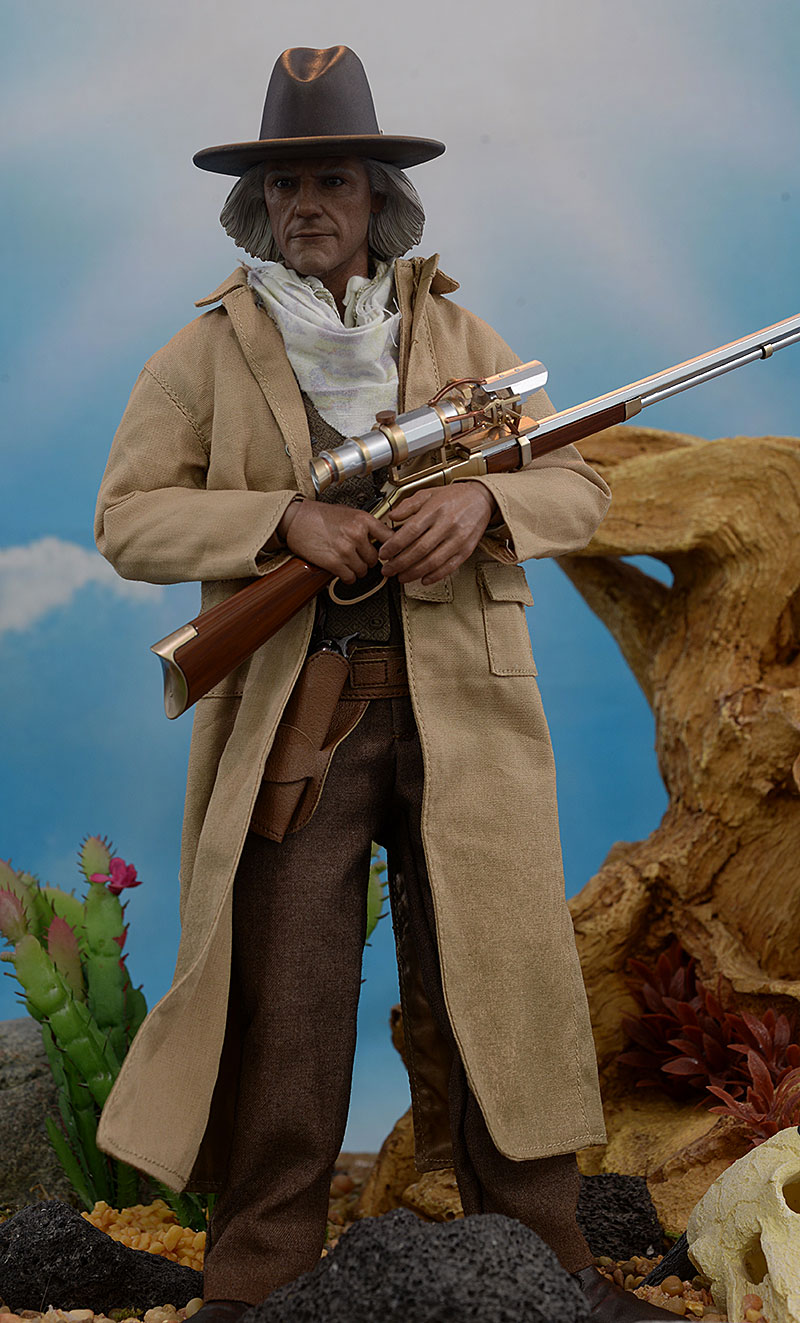 Doc Brown Back to the Future III sixth scale action figure by Hot Toys