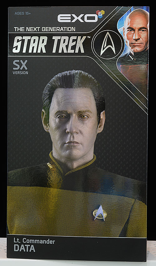 Data Star Trek Next Generation Sixth Scale Action Figure by EXO-6