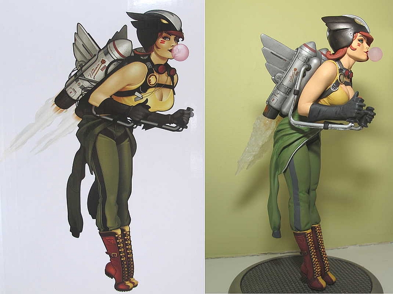 Hawkgirl DC Bombshells statue by DC Collectibles