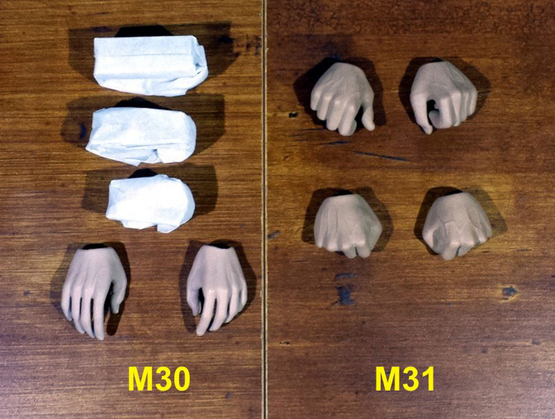 Sixth Scale M30, M31 seamless action figure bodies by Phicen